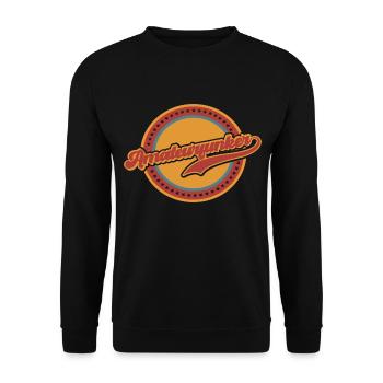 Amateurfunker Funkamateur Amateurfunk Hobby - Unisex Pullover - Schwarz - Vorne - Alina (178cm) & Michal (187cm)