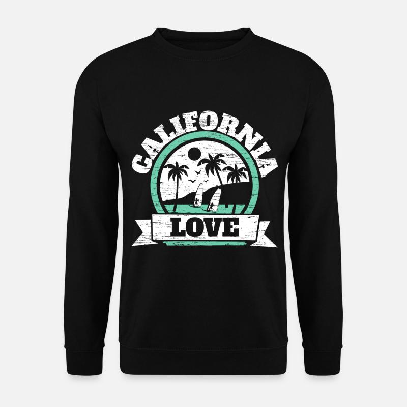 California Love USA Staat Amerika Kalifornierin - Unisex Pullover - Schwarz