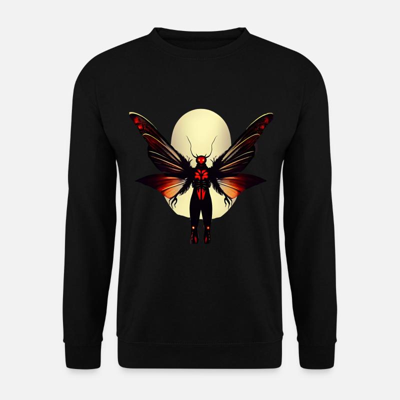 Red Eye Mothman - Unisex Sweatshirt - black