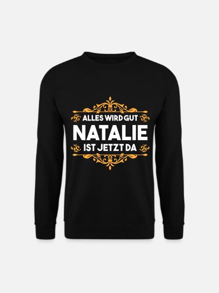 Natalie - Unisex Pullover - Schwarz