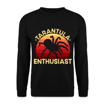 Passionné de tarentule propriétaire d’araignée de compagnie - Sweat-shirt Unisexe - noir - Devant - Alina (178cm) & Michal (187cm)