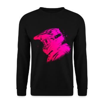 Femmes Hommes VTT Cycliste Cyclisme VTT - Sweat-shirt Unisexe - noir - Devant - Alina (178cm) & Michal (187cm)