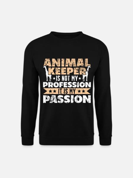 Animal keeper Passion - Unisex Sweatshirt - black