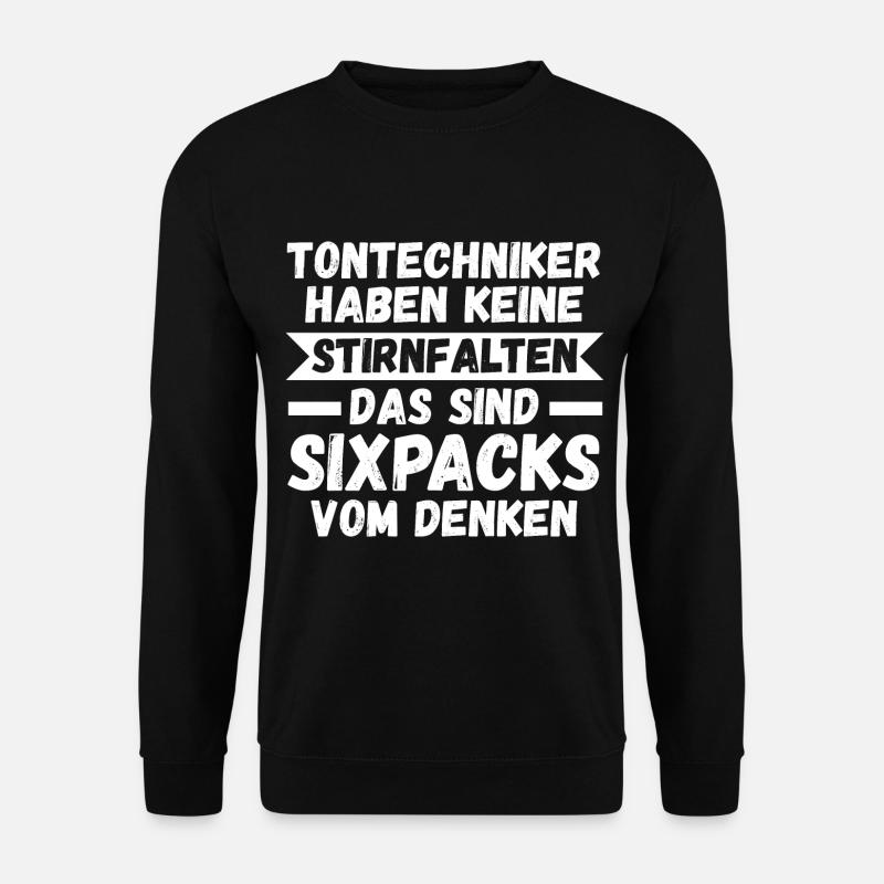 Toningenieur Tontechnik Tontechniker - Unisex Pullover - Schwarz