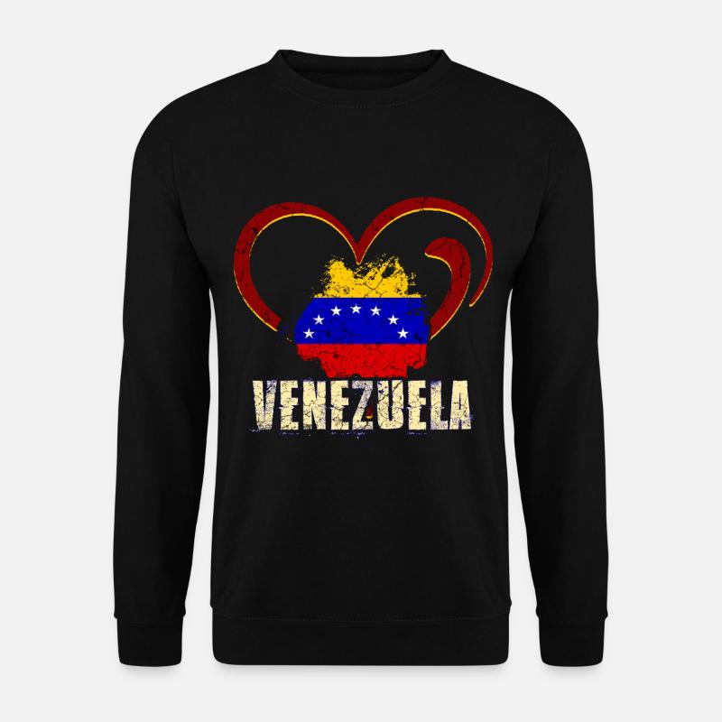 Venezuela Flagge - Unisex Pullover - Schwarz