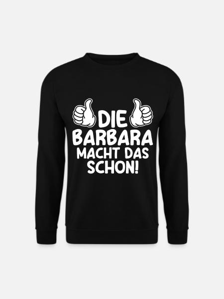 Barbara - Unisex Pullover - Schwarz