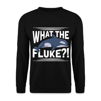 Whale Watching Whale Watching Whale Orca Blue Whale - Unisex Sweatshirt - black - Front - Alina (178cm) & Michal (187cm)