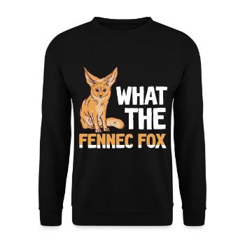 Ce que le propriétaire de Fennec Fox Fennec Foxes Animals - Sweat-shirt Unisexe - noir - Devant - Alina (178cm) & Michal (187cm)