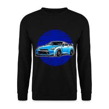 Jdm Halloween edition / Tuning Mechanic Costume - Unisex Sweatshirt - black - Front - Alina (178cm) & Michal (187cm)