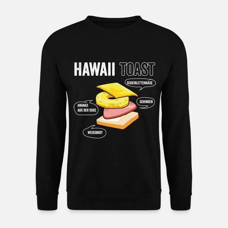 Hawaii Toast - Unisex Pullover - Schwarz