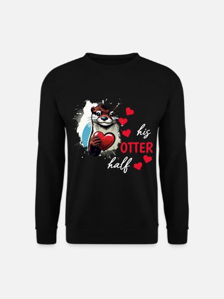 Otter Half Love Gift - Unisex Sweatshirt - 