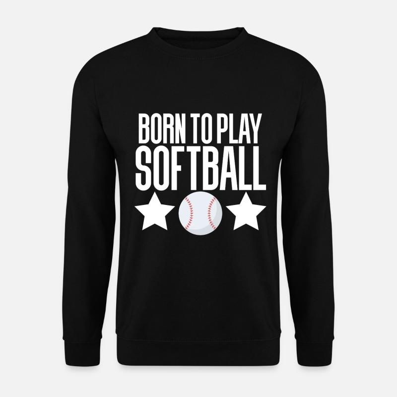 Softball - Unisex Pullover - Schwarz