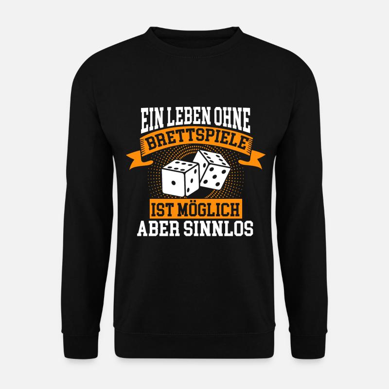 Brettspiel Liebhaber - Unisex Pullover - Schwarz