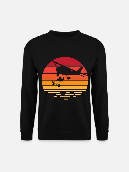 Skydive Fallschirmspringer Skydiver - Unisex Sweatshirt - black