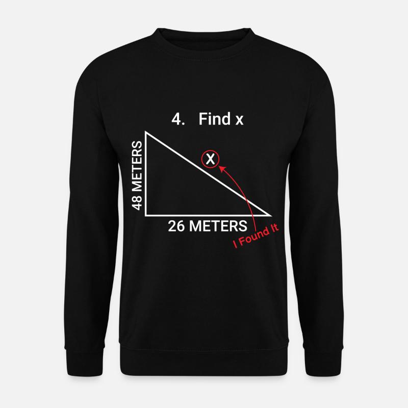I Love Math - Unisex Pullover - Schwarz