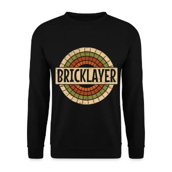 Travaux de construction Profession de maçon Maçon - Sweat-shirt Unisexe - noir - Devant - Alina (178cm) & Michal (187cm)