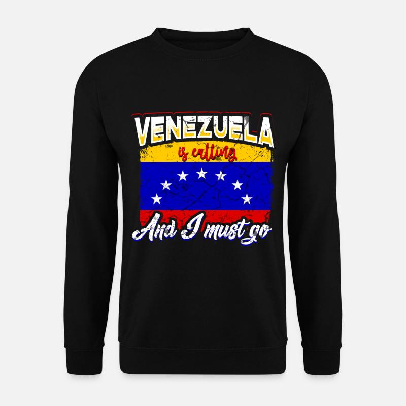 Vacances au Venezuela - Sweat-shirt Unisexe - noir