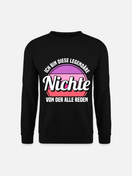 Nichte - Unisex Pullover - Schwarz