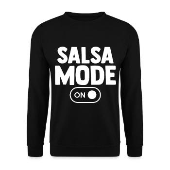 Salsa Tanz Tänzer - Unisex Pullover - Schwarz - Vorne - Alina (178cm) & Michal (187cm)
