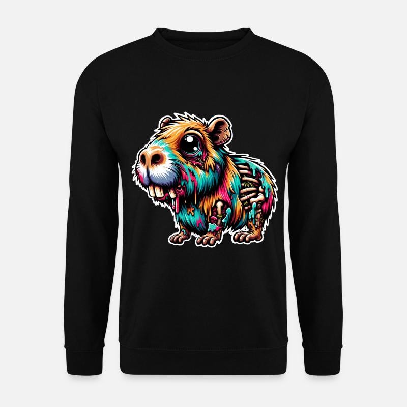 Capybara Zombie Monster - Unisex Sweatshirt - black