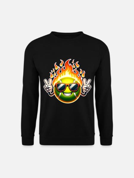 Tennis - Unisex Pullover - Schwarz