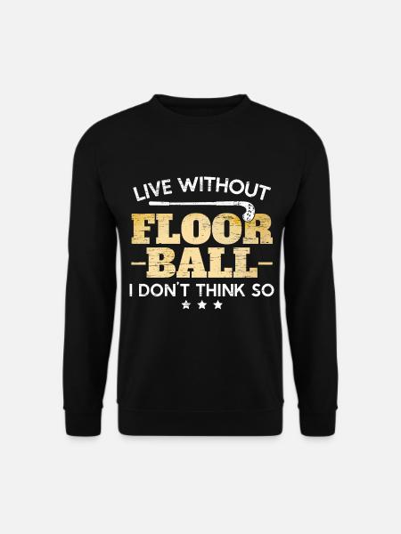 Kein Leben Ohne Floorball Unihockey - Unisex Pullover - Schwarz