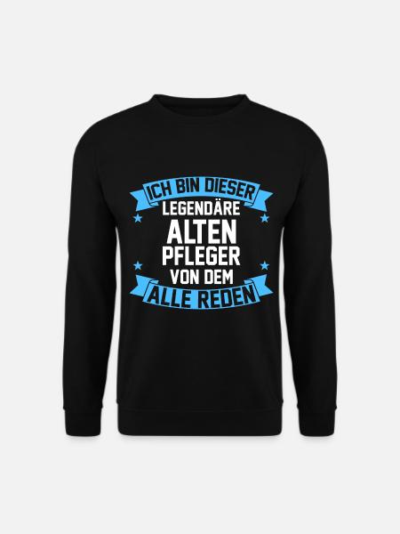 Altenpflege Pflegekraft Altenpfleger - Unisex Pullover - Schwarz