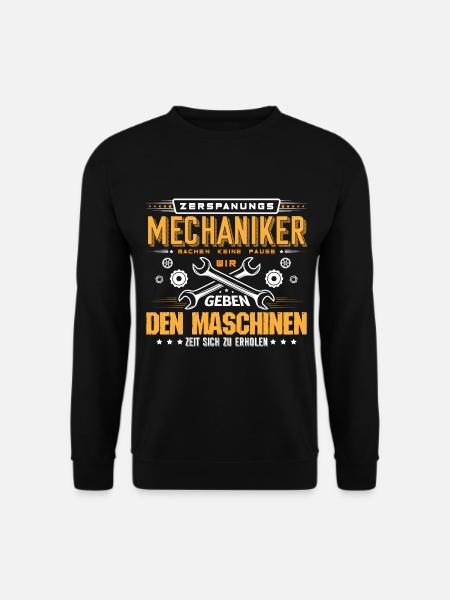 Zerspanungsmechaniker Fräsen Drehen - Unisex Pullover - Schwarz