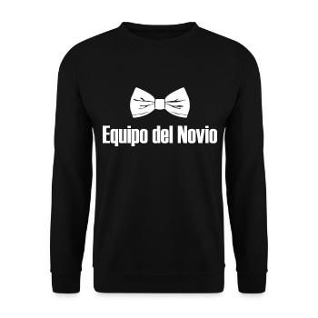 Equipo Del Novio Groom's Team Wedding Groomsmen - Unisex Sweatshirt - black - Front - Alina (178cm) & Michal (187cm)