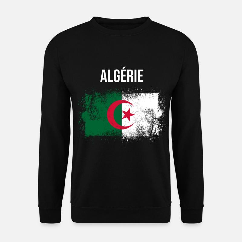 Algérie - Sweat-shirt Unisexe - noir