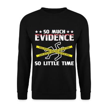 Criminalistique Criminalistique - Sweat-shirt Unisexe - noir - Devant - Alina (178cm) & Michal (187cm)