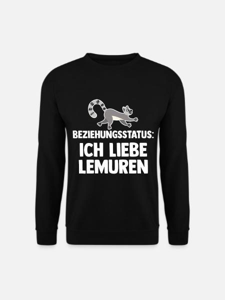 Lemur - Unisex Pullover - Schwarz