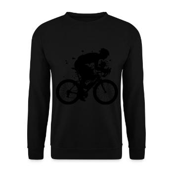 Vélo de route Femme Vélo de route Cycliste de route Hommes - Sweat-shirt Unisexe - noir - Devant - Alina (178cm) & Michal (187cm)