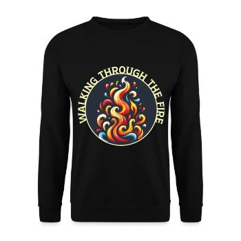 Songtexte Musikliebhaber Songwriter Musikfestival - Unisex Pullover - Schwarz - Vorne - Alina (178cm) & Michal (187cm)