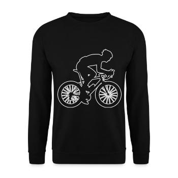 Vélo de route pour hommes Vélo de route Vélo de route Vélo de route - Sweat-shirt Unisexe - noir - Devant - Alina (178cm) & Michal (187cm)