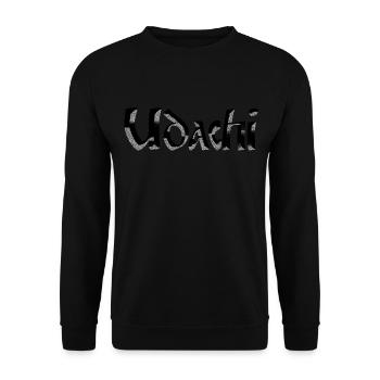 Udachi (удачи) - Good Luck - Unisex Sweatshirt - black - Front - Alina (178cm) & Michal (187cm)