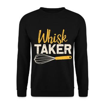 Cuire - Sweat-shirt Unisexe - noir - Devant - Alina (178cm) & Michal (187cm)