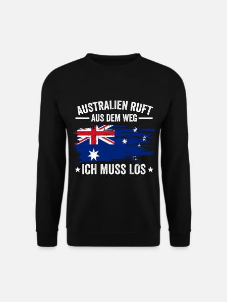Australien Reise Australier Australierin - Unisex Pullover - Schwarz