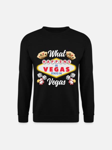 Ce qui se passe à Las Vegas Reste à Las Vegas - Sweat-shirt Unisexe - noir