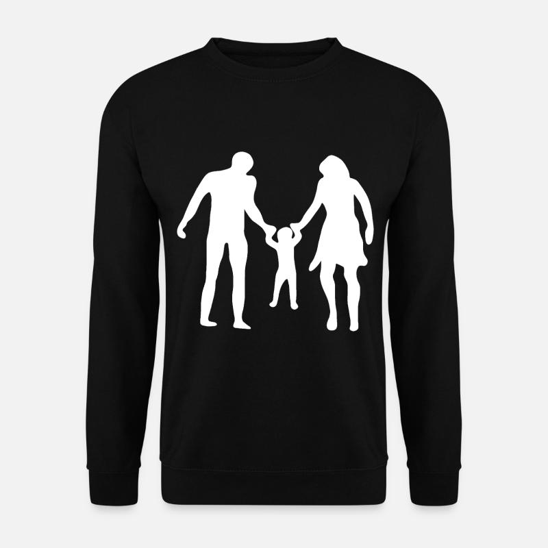 Familie Papa Mama - Unisex Pullover - Schwarz