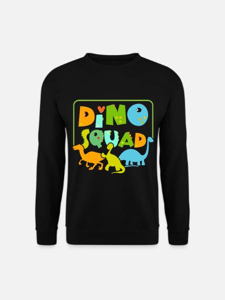 Dino Squad Future Paleontologist Dinosaur Di - Unisex Sweatshirt - black