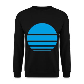 Pattern frame sun - Unisex Sweatshirt - black - Front - Alina (178cm) & Michal (187cm)