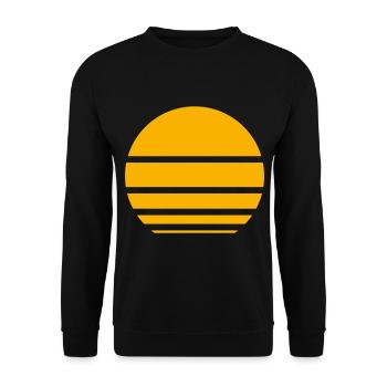 Pattern frame sun - Unisex Sweatshirt - black - Front - Alina (178cm) & Michal (187cm)