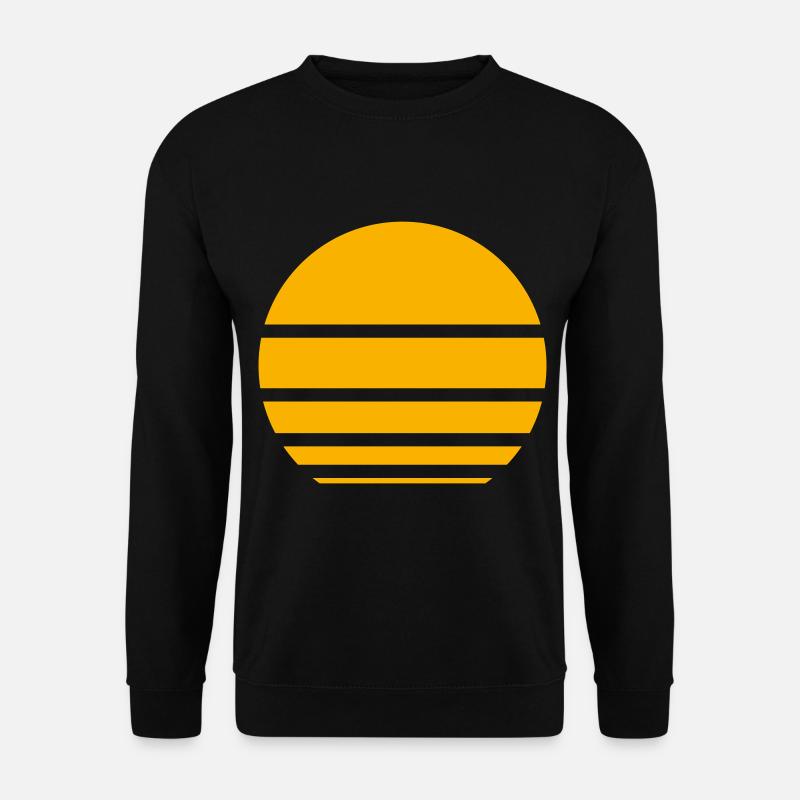 Motif cadre soleil - Sweat-shirt Unisexe - noir