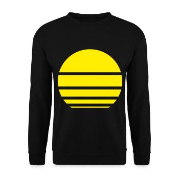 Pattern frame sun - Unisex Sweatshirt - black - Front - Alina (178cm) & Michal (187cm)