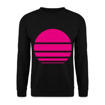 Pattern frame sun - Unisex Sweatshirt - black - Front - Alina (178cm) & Michal (187cm)