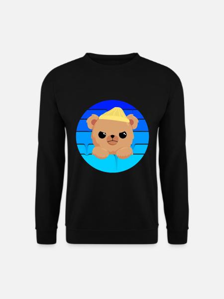 Mauvais petit ours - Sweat-shirt Unisexe - noir