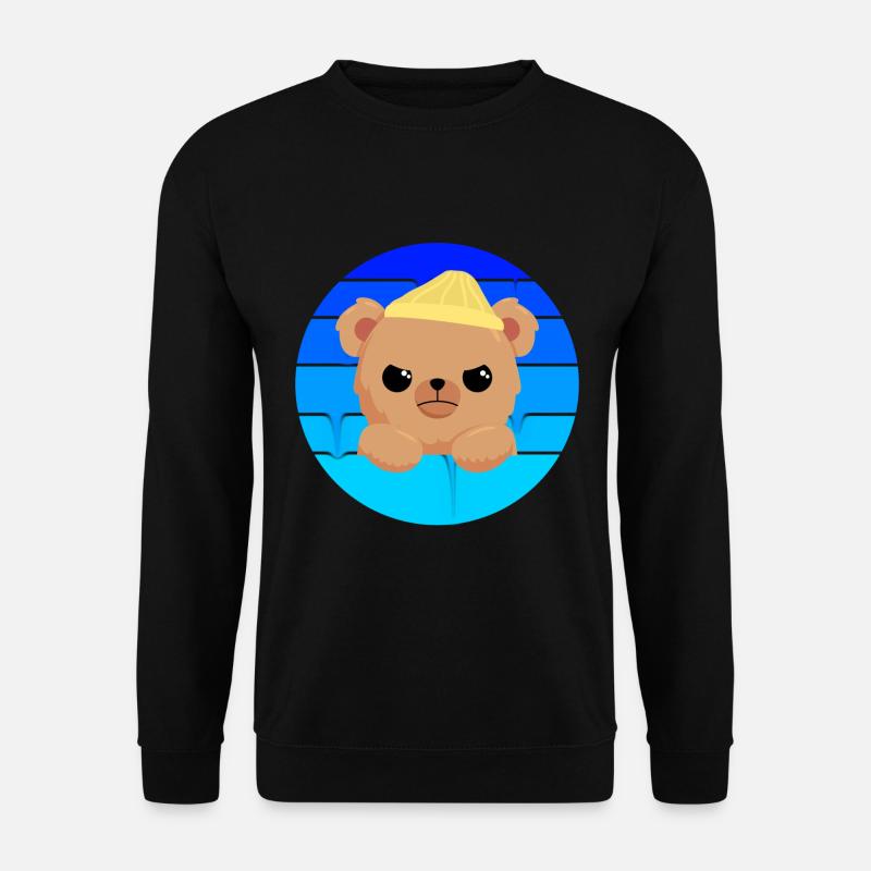 Böser kleiner Bär - Unisex Pullover - Schwarz