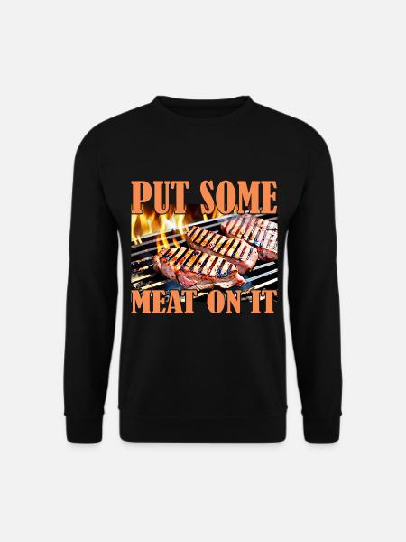 Ich liebe Fleisch - Unisex Pullover - Schwarz