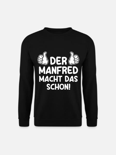 Manfred - Sweat-shirt Unisexe - noir